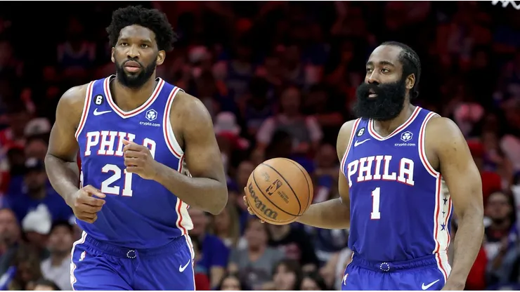 Joel Embiid and James Harden