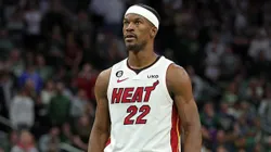 Jimmy Butler in action with the Miami Heat.