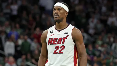 Jimmy Butler in action with the Miami Heat.