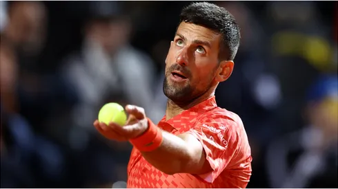 Novak Djokovic of Serbia