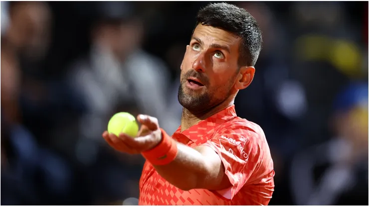 Novak Djokovic of Serbia