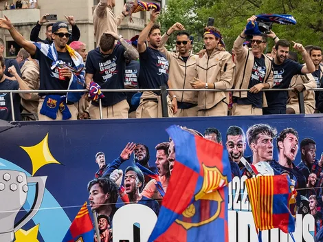 Four Barcelona players who are no longer at the club would receive LaLiga medal