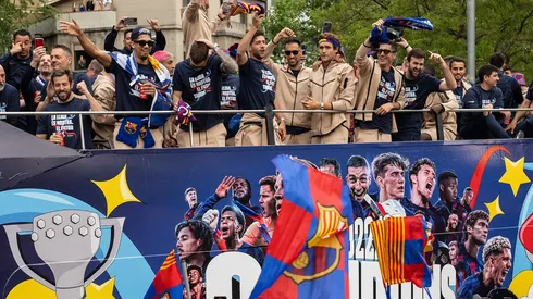 Barcelona victory parade