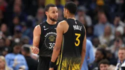 Stephen Curry and Jordan Poole