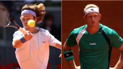 Andrey Rublev (L) and Alejandro Davidovich Fokina (R)