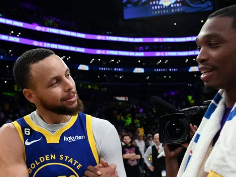 Stephen Curry's incredible gesture with Lonnie Walker after Warriors lost against Lakers