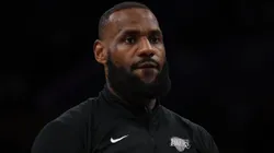 LeBron James of the Los Angeles Lakers