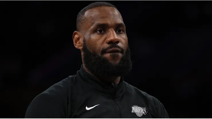 LeBron James of the Los Angeles Lakers
