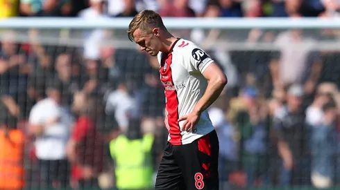 James Ward-Prowse of Southampton during the Premier League match against Fulham