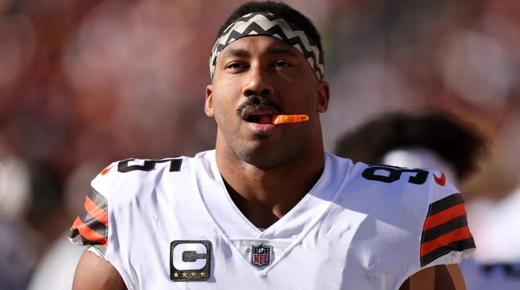 Myles Garrett of the Cleveland Browns
