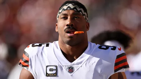 Myles Garrett of the Cleveland Browns
