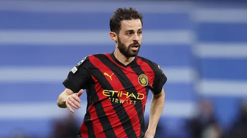 Bernardo Silva in action.