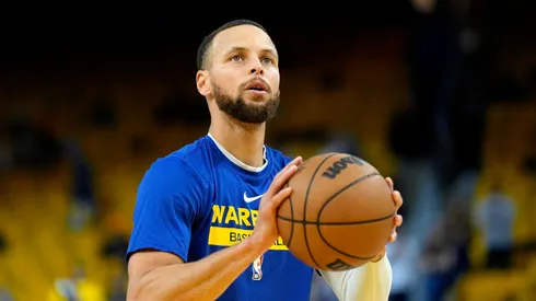 Steph Curry of the Golden State Warriors during the series against the Los Angeles Lakers