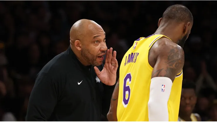 Darvin Ham and LeBron James