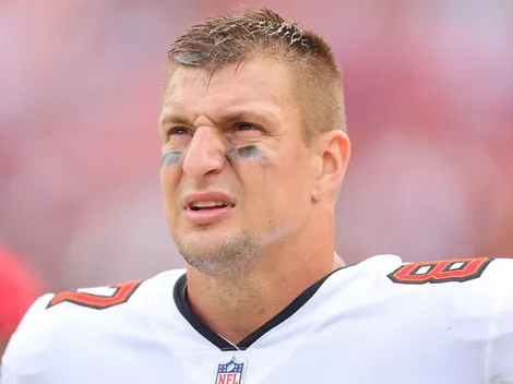 Baby Gronk is making the real Gronk feel really uncomfortable