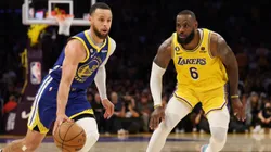 Stephen Curry against LeBron James