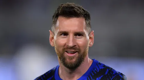 Lionel Messi with Argentina's national team