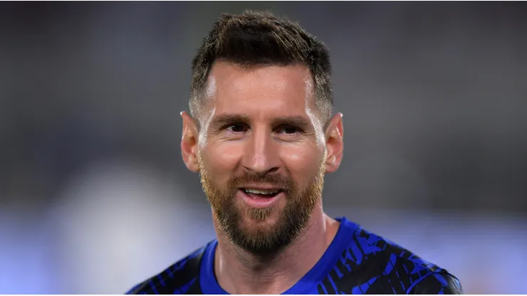 Lionel Messi with Argentina's national team