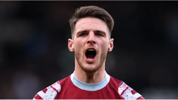 Declan Rice with West Ham