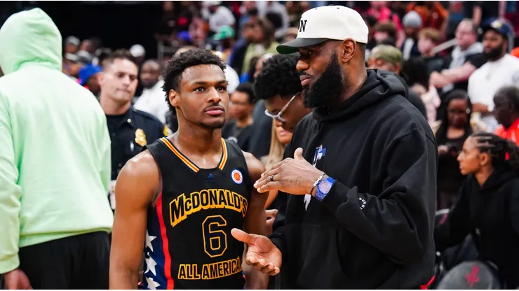 LeBron James and Bronny James