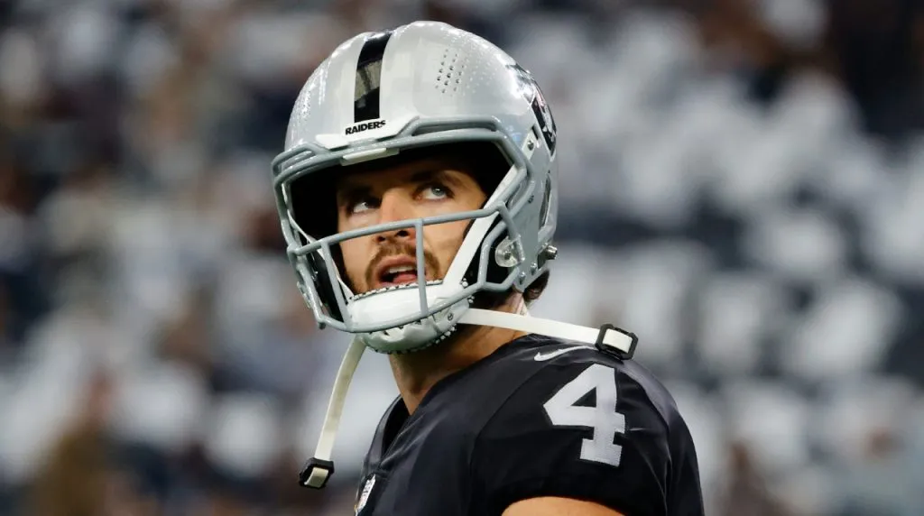 Derek Carr when he played for the Las Vegas Raiders