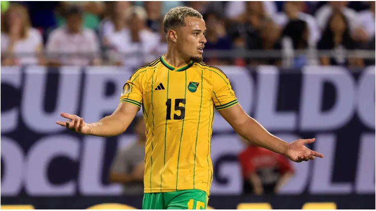 Joel Latibeaudiere #15 of Jamaica