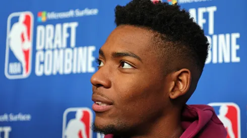Brandon Miller during the 2023 NBA Draft