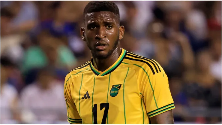Damion Lowe #17 of Jamaica