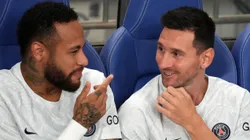 Neymar and Lionel Messi at PSG