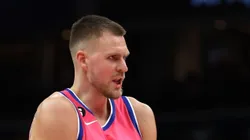 Porzingis during his last season with Washington