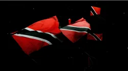 Trinidad fans wave flags