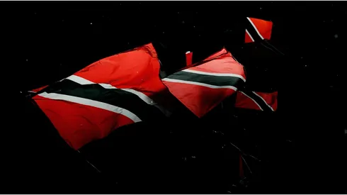 Trinidad fans wave flags