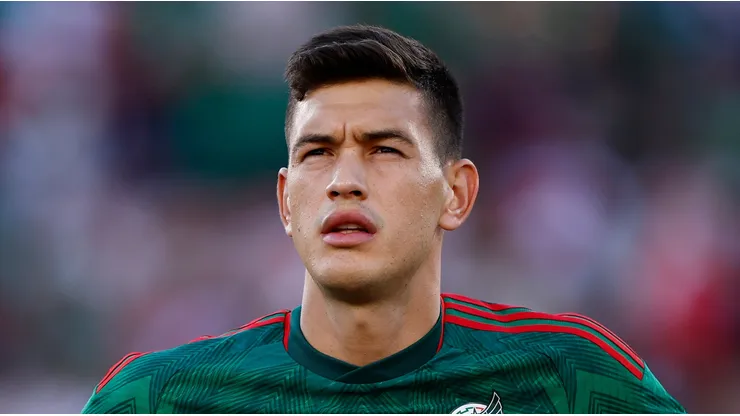 Cesar Montes with Mexico's national team