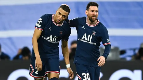 Kylian Mbappe and Lionel Messi at PSG