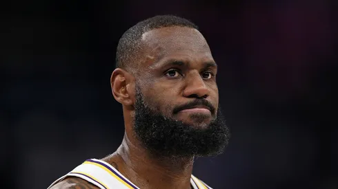 LeBron James of the Los Angeles Lakers