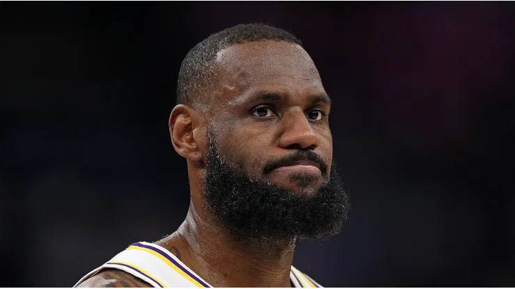 LeBron James of the Los Angeles Lakers