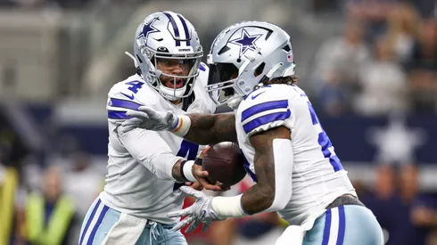 Dak Prescott with Ezekiel Elliott – Dallas Cowboys – NFL 2022