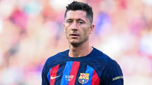 Robert Lewandowski of Barcelona