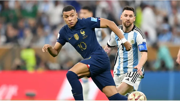 Kylian Mbappe and Lionel Messi