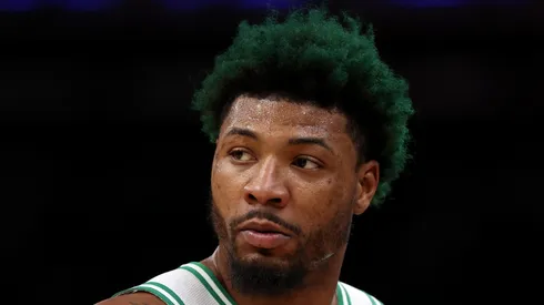 Marcus Smart with the Boston Celtics