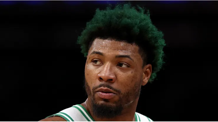 Marcus Smart with the Boston Celtics