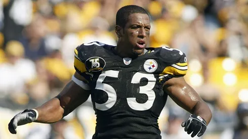 Clark Haggans of the Pittsburgh Steelers