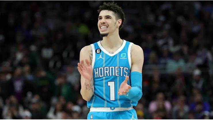 LaMelo Ball in 2023 Stacy Revere/Getty Images