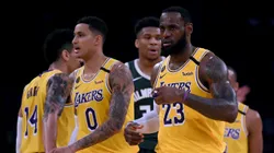 LeBron James and Kyle Kuzma