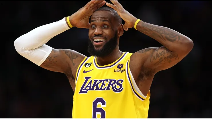 LeBron James of the Lakers