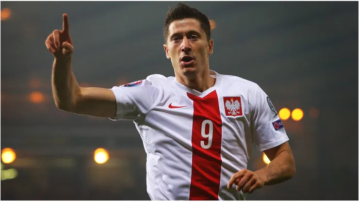 Robert Lewandowski of Poland