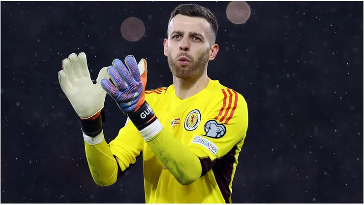 Angus Gunn of Scotland
