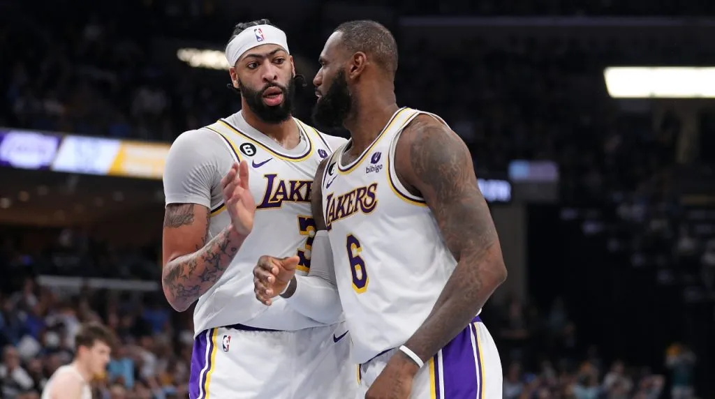 LeBron James and Anthony Davis