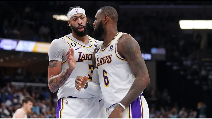 LeBron James and Anthony Davis