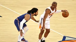 Chris Paul and Derrick Rose during 2021